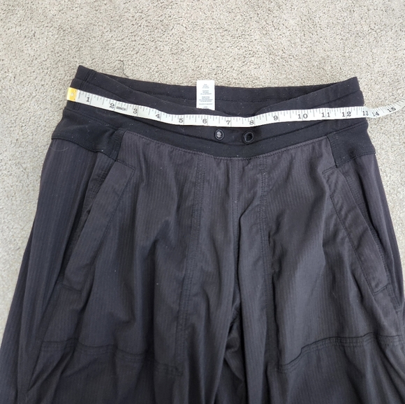 Ivivva By Lululemon Black Dance Studio Baggy Pants Joggers Size 14 Kids Lulu - Picture 2 of 11